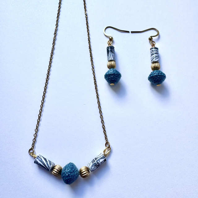 Parure « Papiérine »