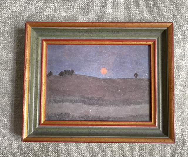 Mond /Landschaft Worpswede von Paula Moderson Becker