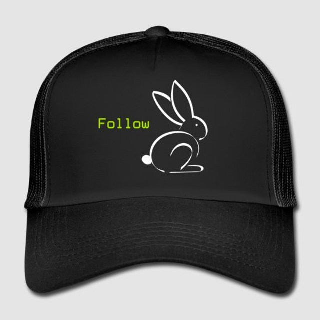 Baseball Cap White Rabbit