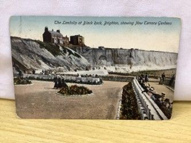 The Landslip at Black Rock Brighton Showing New Terrace Gardens, Brighton Palace Our Ref no. R71 £2.25