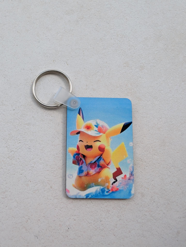Portes clés sublimation Pikachu 
