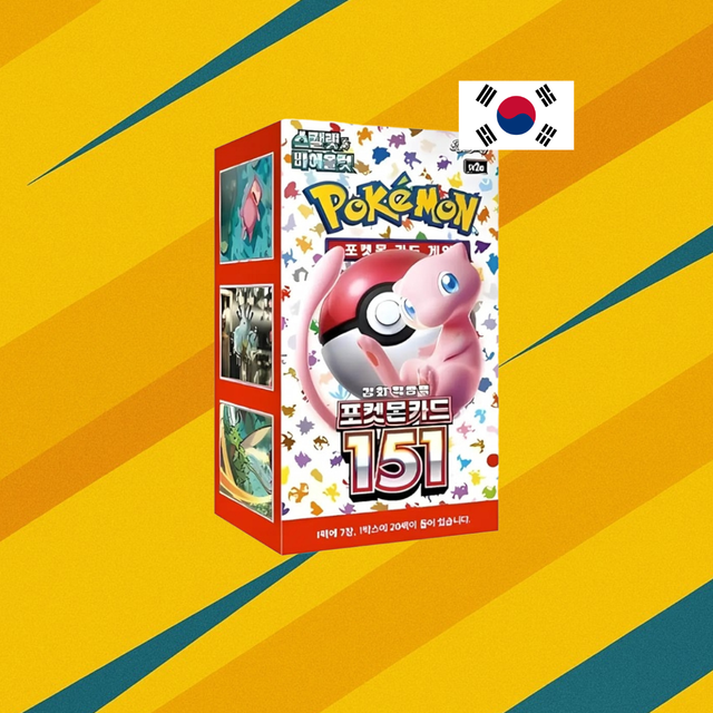 Pokemon TCG: 151 Display Koreanisch