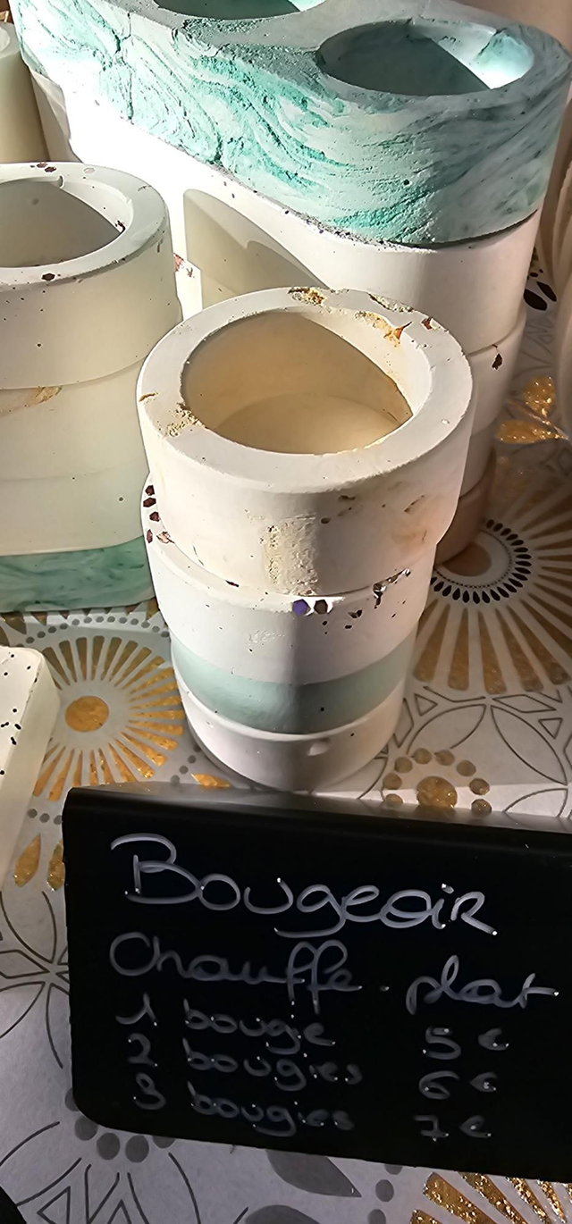 Bougeoir 1 Chauffe-plat 