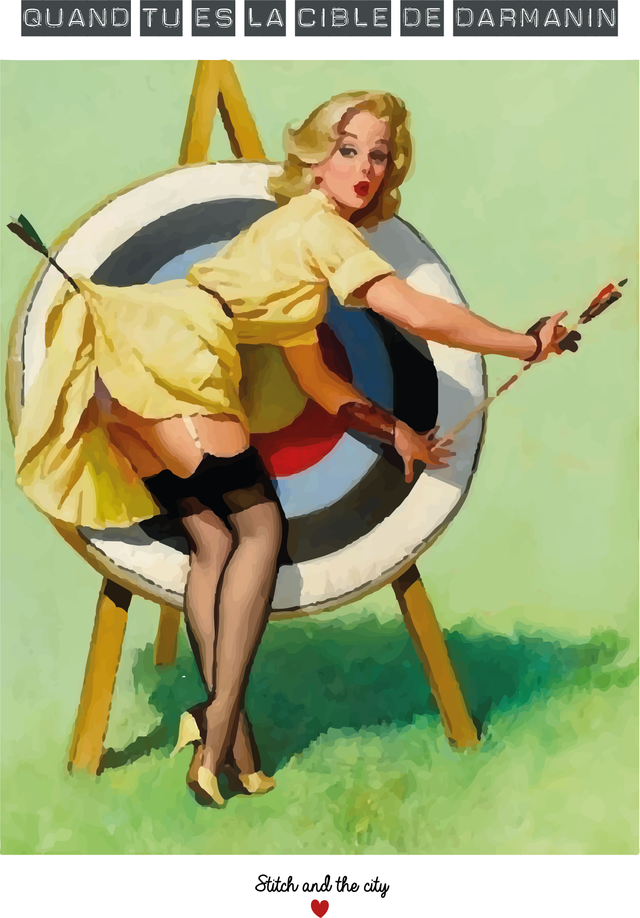 Carte Quand tu es la cible de Darmanin