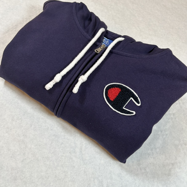 Sweat zippé Champion bleu marine – Taille S