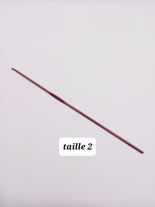 Crochet taille 02