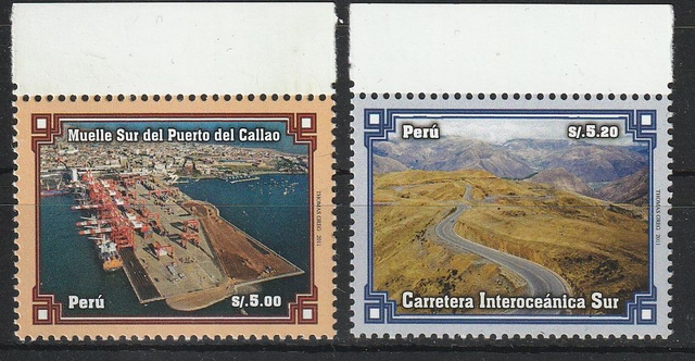 Peru 2011 Infrastructure,Highway,Pier MNH