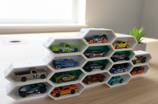 Étagère Murale Modulaire pour Collection Voitures....