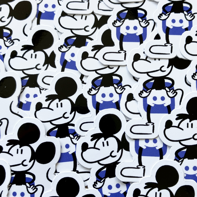 Discord Mickey Sticker