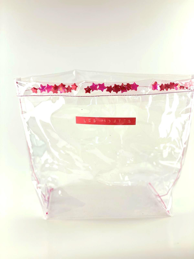 Pochettes étoiles roses girly