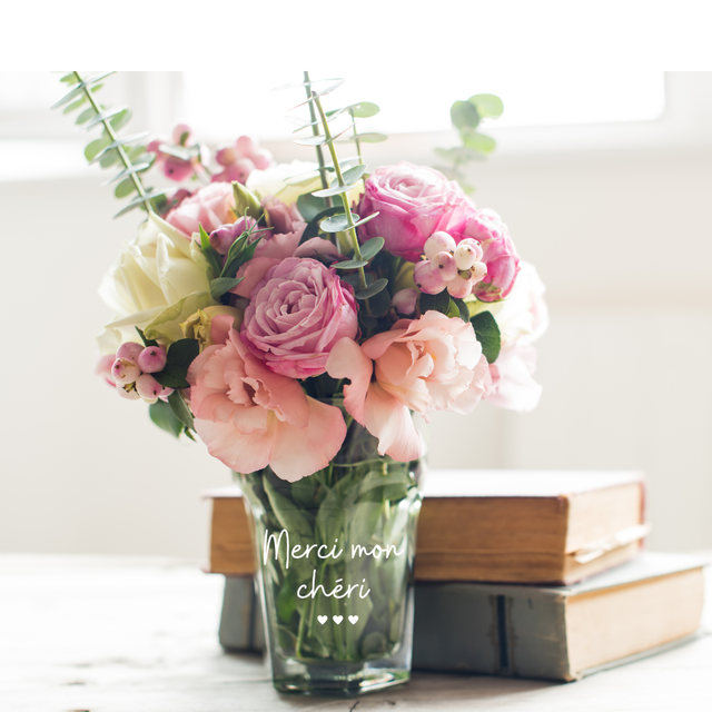 Sticker &quot;Merci mon chéri&quot;