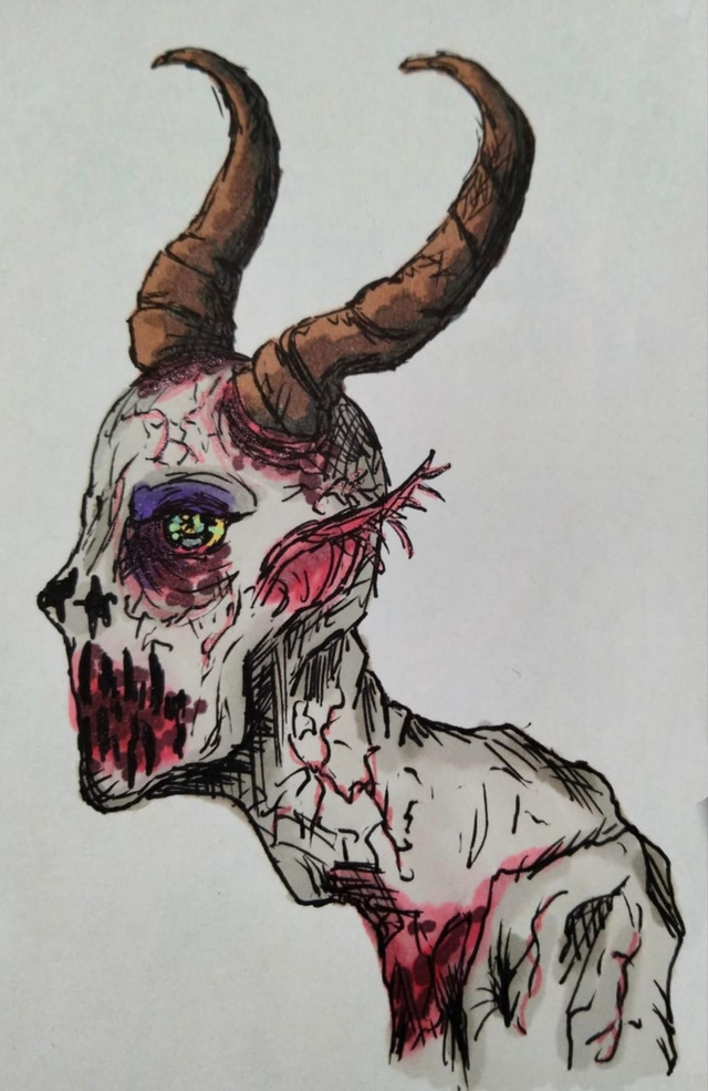 Beast with horns