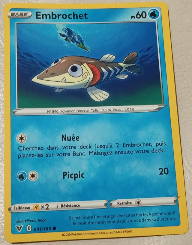 Carte pokémon Embrochet 