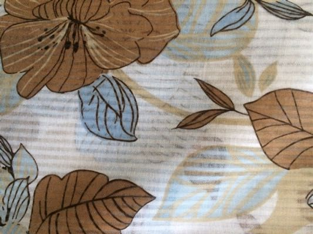 Large Brown Floral 264