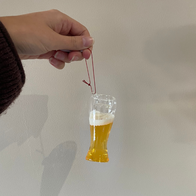 Kersthanger bierglas