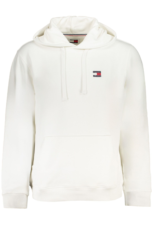 9145TOMMY HILFIGER FELPA SENZA ZIP UOMO BIANCO
