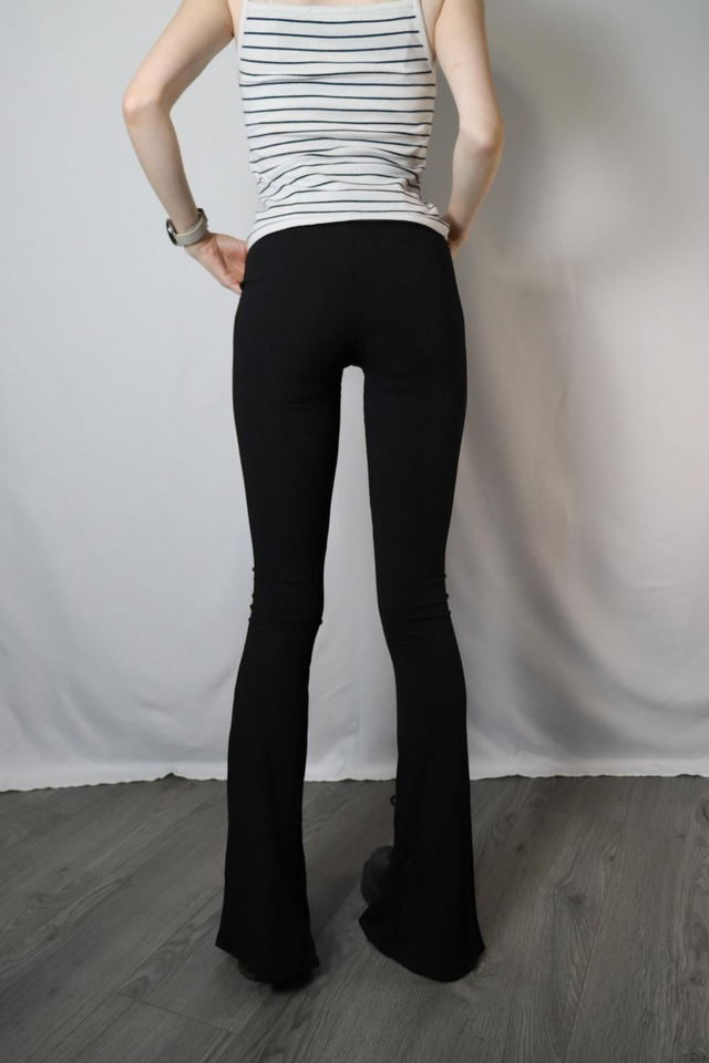 Front Split Flare Trousers