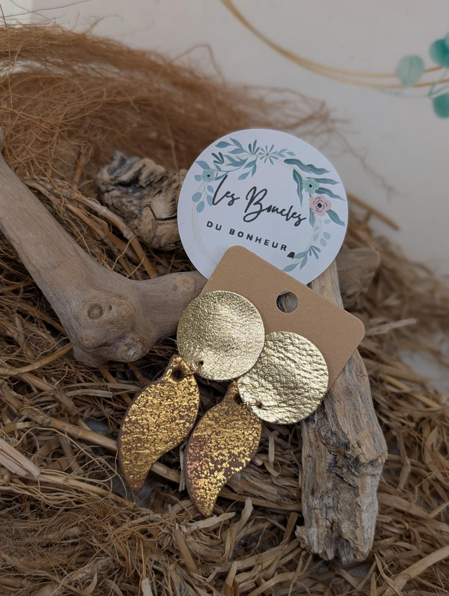 Boucles d&#039;oreilles Évasion ev069 clips bronze