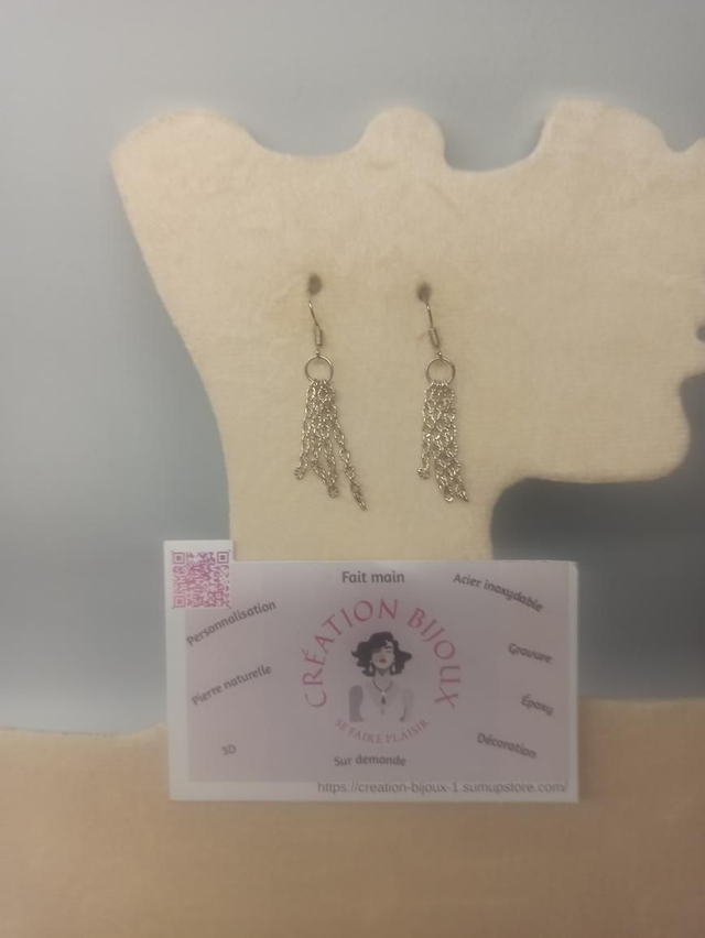Boucle d'oreille pendante 