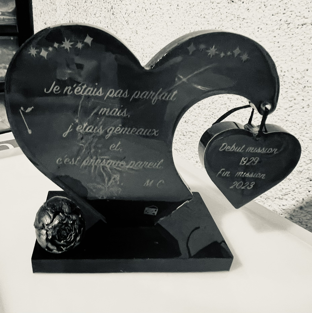 Plaque funéraire personnalisé