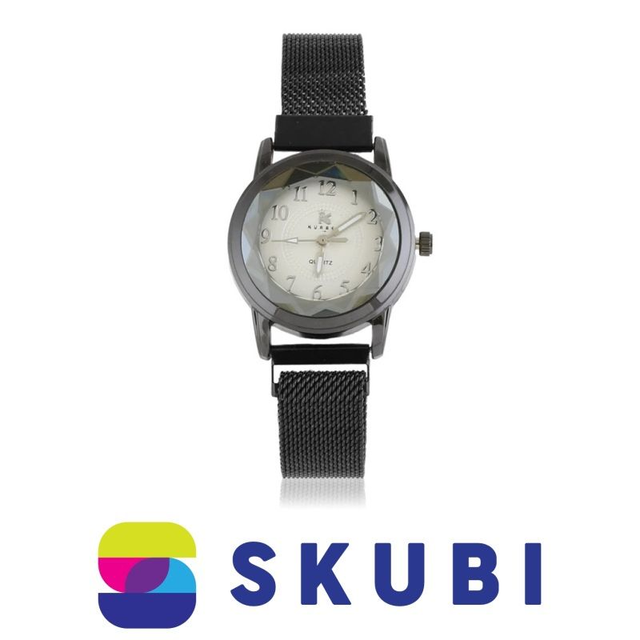 Dámské magnetické hodinky černé - KURREN JG Z3108