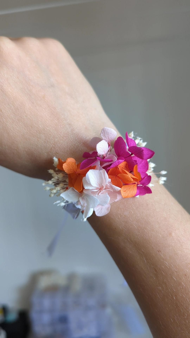 Bracelet ruban Peachy Pinky 1 - Adulte ou enfant