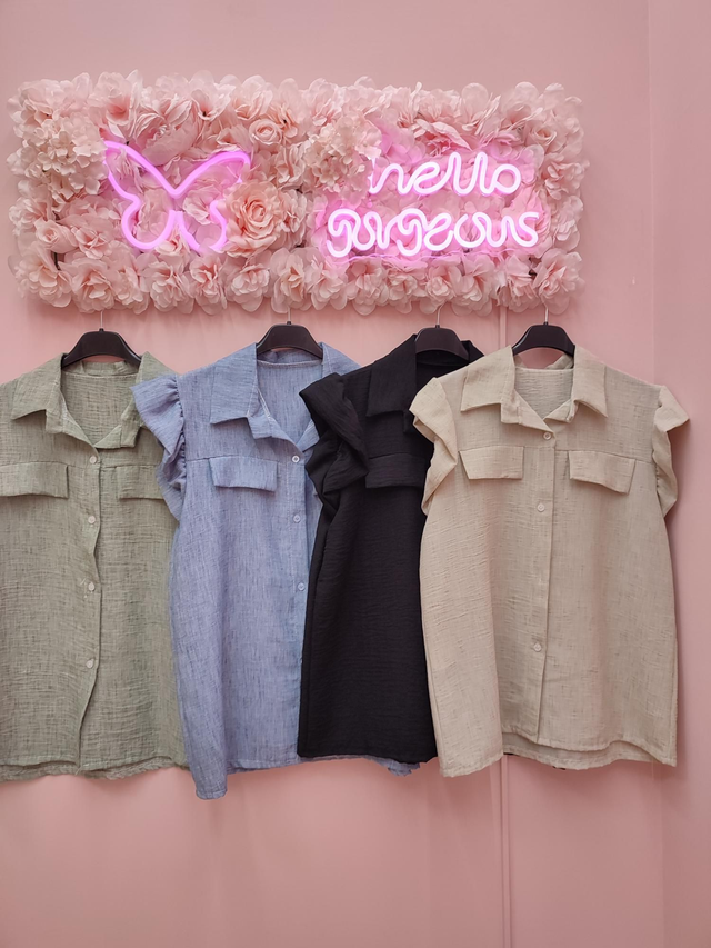 Camicia rouches