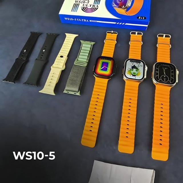 WS10-5 ULTRA | kit 5 pulseiras | toque duplo |segunda geração