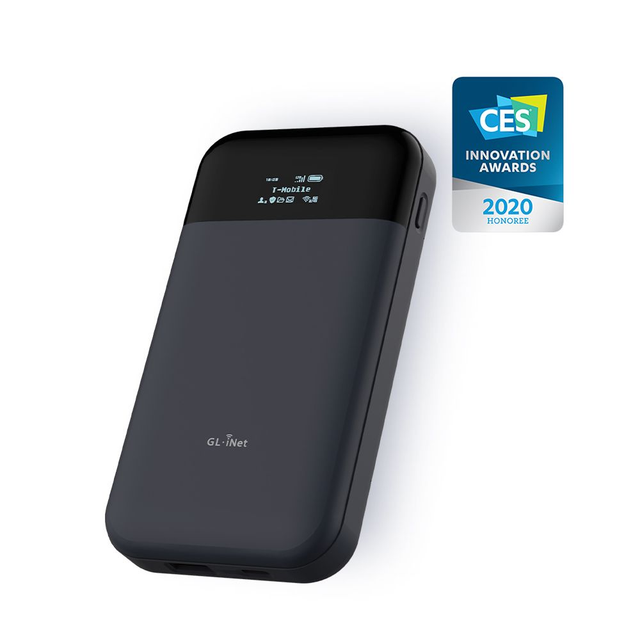 GL-iNet Mudi V2 - 4G LTE MiFi Router - RJ45 LAN