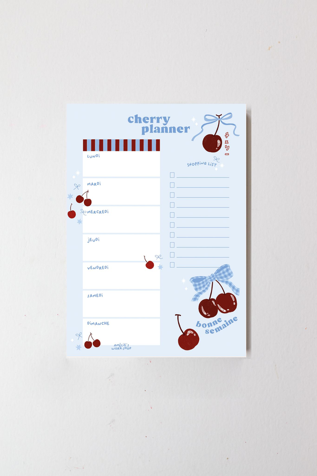 Planner A5 Cerise 