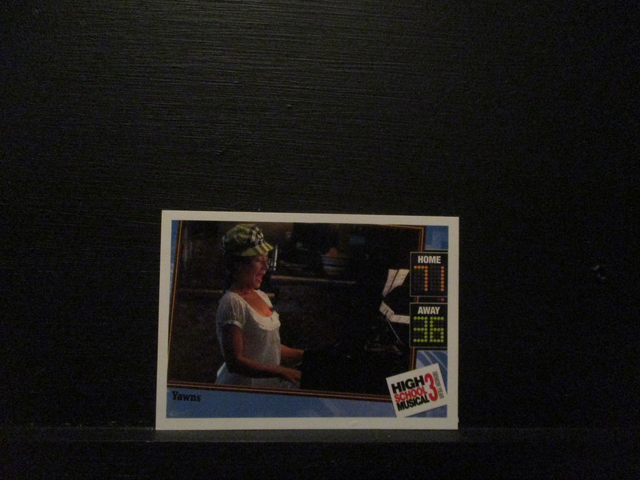 Yawns - Action Card High School Musical 3 Senior Year Original Trading Card