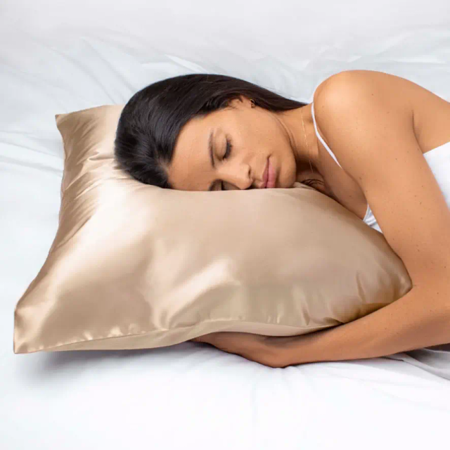 Taie d'oreiller en soie 65cmx65cm