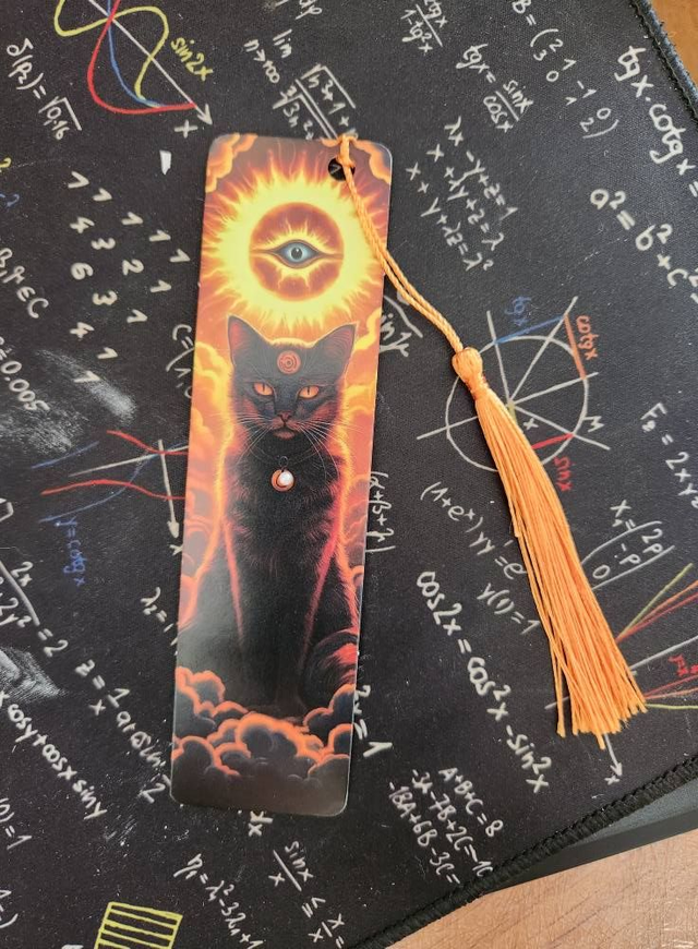 Marque-page 2 &quot;chat 3 eme oeil &quot;