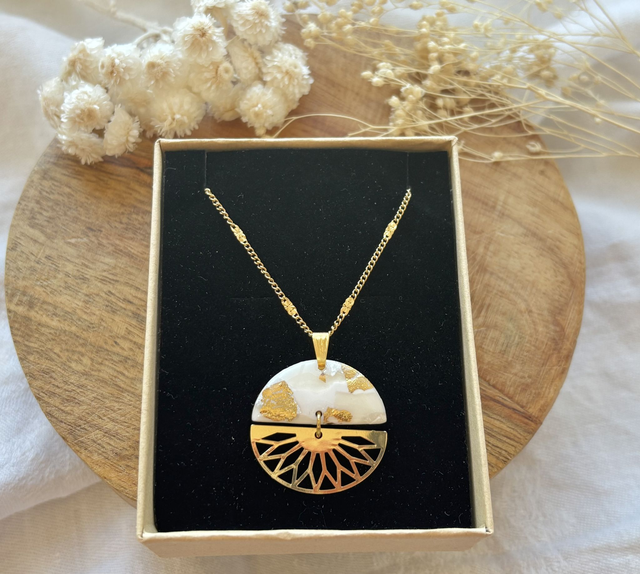 Collier - ECUME - art déco bis