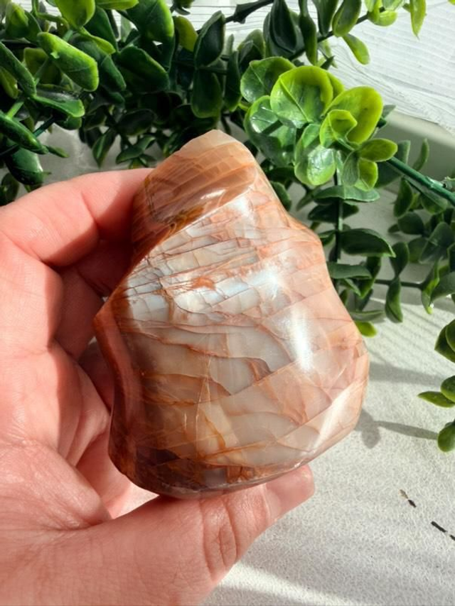 Peach Moonstone Flame