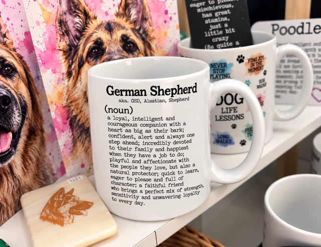 Dog Breed Definition Mug – German Shepherd | Funny Dog Lover Gift