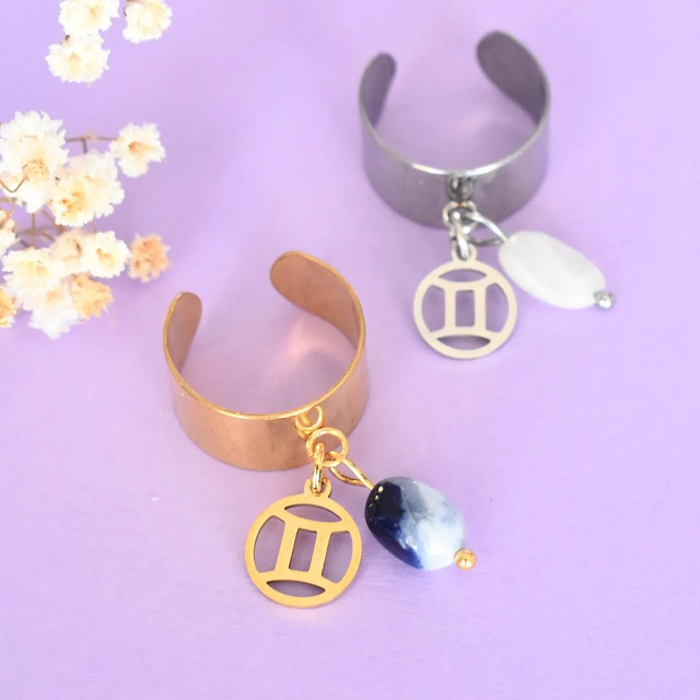 Bague Astro Gémeaux – Communication &amp; Adaptabilité