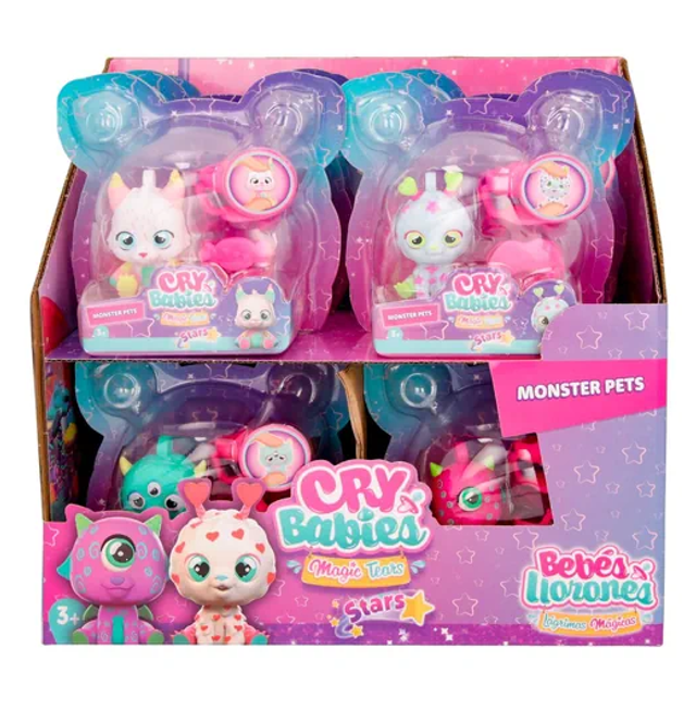 Cry Babies Magic Tears Stars Monster Pet Blister IMC Toys + Accessoires