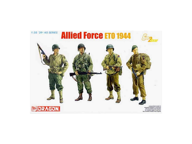 Soldats Allies Europe 1944 Dragon 6653 1/35