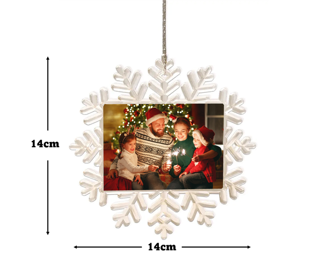 Personalised Snowflake Decoration - Frame