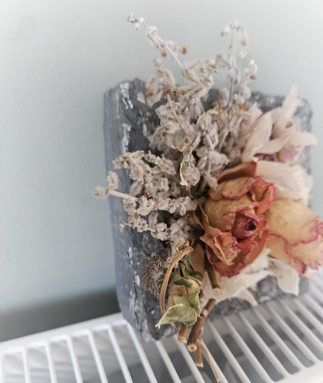 Dried flower ECO Handmade Flame Wall Hanging Table Decor