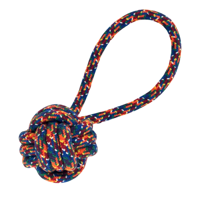 HugglePets Mountain Rope Ball Tugger Dog Toy