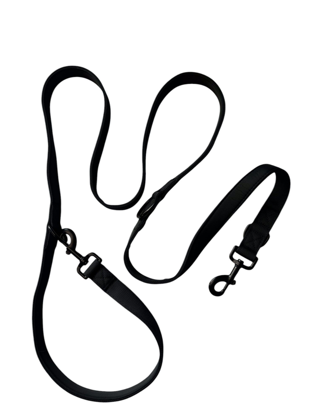 Double handed leash - Black