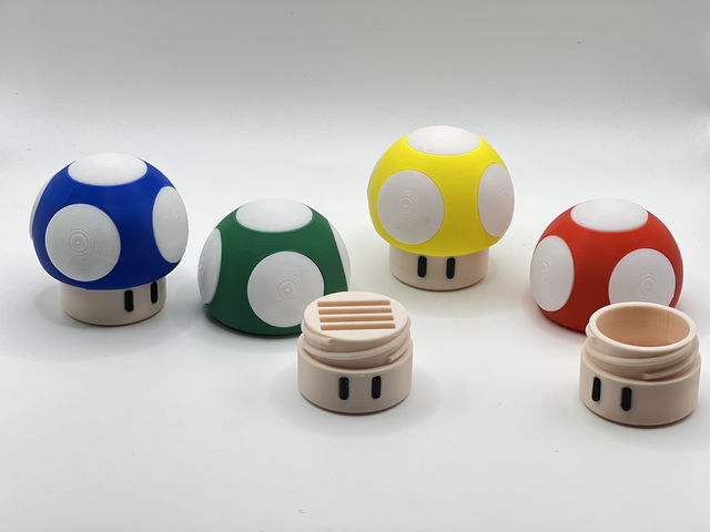 Mushroom strorage pots 