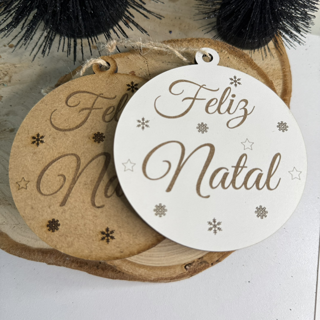Ornamento de Natal - Feliz Natal
