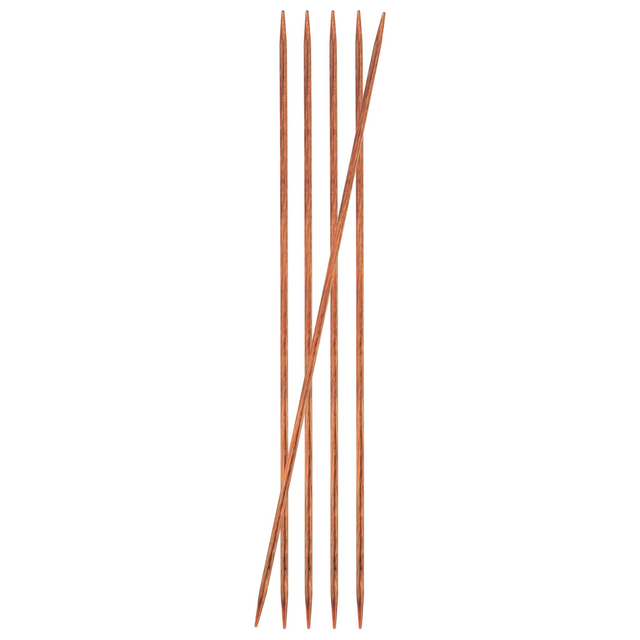 KnitPro Ginger Set of 5 x 20cm Long Double End Knitting Pins