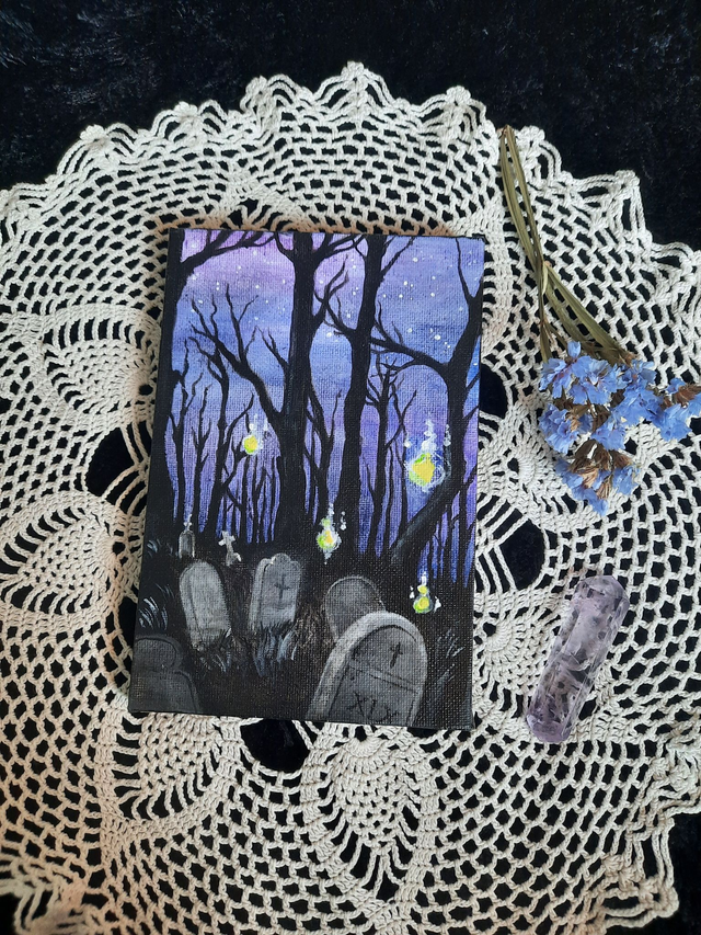 Peinture sur toile - Feufollets