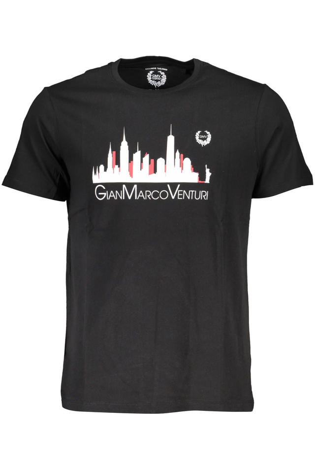 GIAN MARCO VENTURI T-SHIRT MANICHE CORTE UOMO NERO