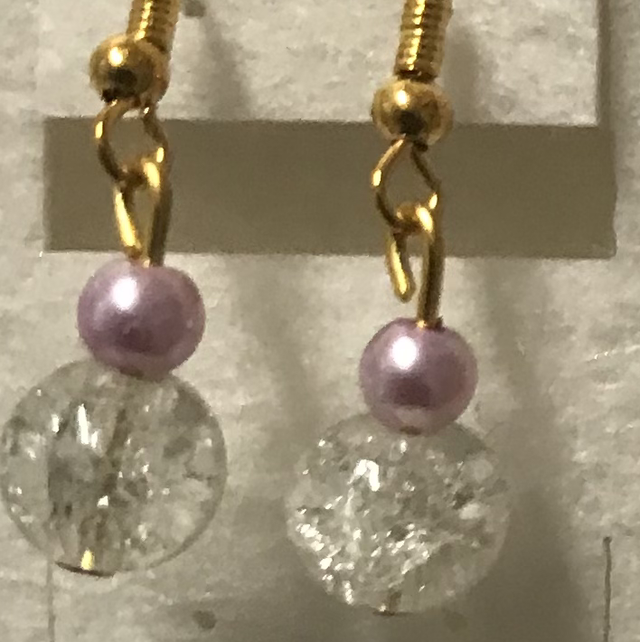 Purple Glass Dangling - PGD4217