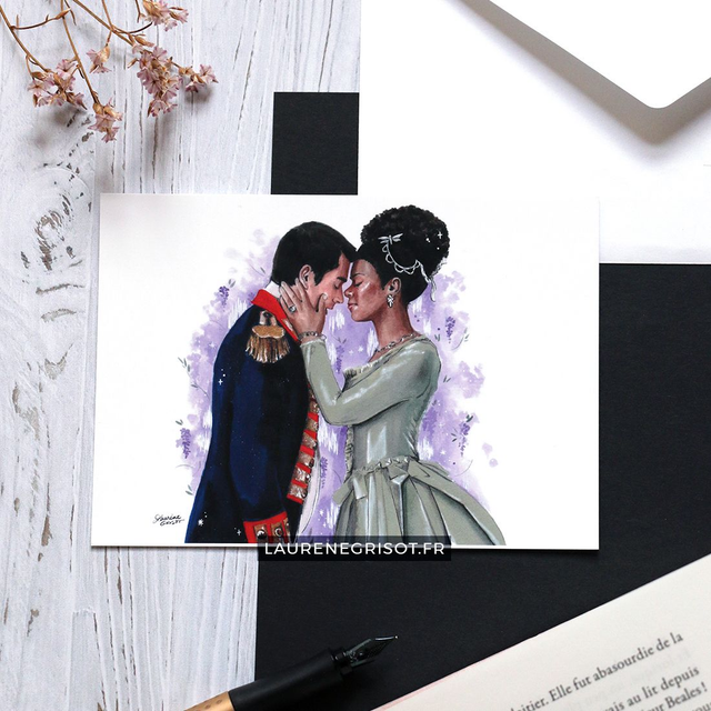 Queen Charlotte &amp; George (postcard)